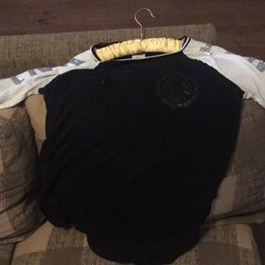 Quarter length pink top